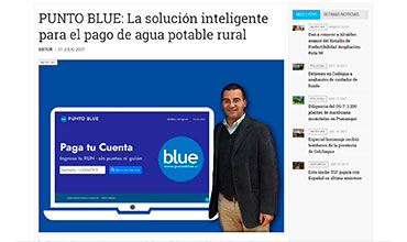 Diario "La Región" - PUNTO BLUE: La solución inteligente para el pago de agua potable rural